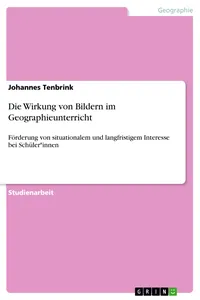 Die Wirkung von Bildern im Geographieunterricht_cover