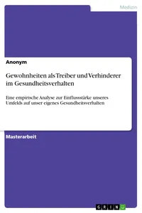 Gewohnheiten als Treiber und Verhinderer im Gesundheitsverhalten_cover