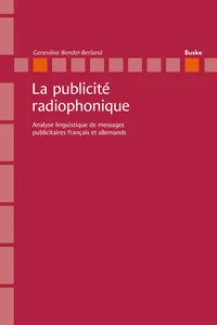 La publicité radiophonique_cover