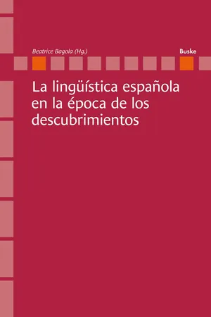 La lingüística española en la época de los descubrimientos