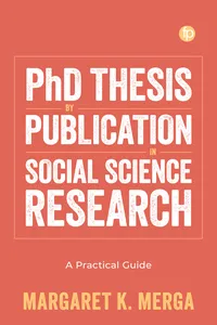 PhD Thesis by Publication in Social Science Research_cover