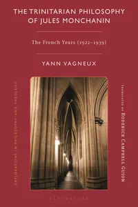 The Trinitarian Philosophy Of Jules Monchanin_cover