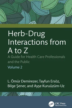 Herb-Drug Interactions from A to Z