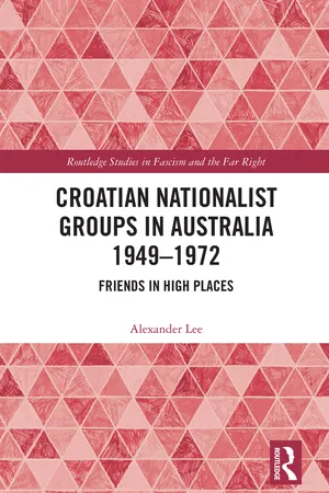 Croatian Nationalist Groups in Australia 1949โ1972