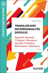Travailler avec des personnalités difficiles - 3e éd._cover