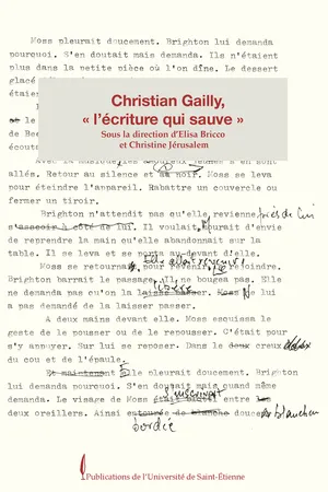 Christian Gailly, « l’écriture qui sauve »