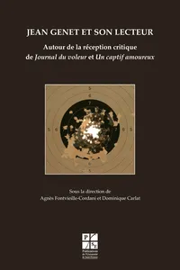 Jean Genet et son lecteur_cover