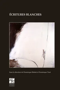 Écritures blanches
