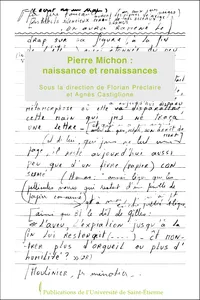 Pierre Michon : naissance et renaissances_cover
