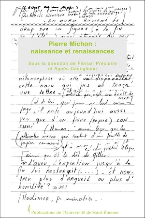 Pierre Michon : naissance et renaissances