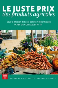 Le juste prix des produits agricoles_cover