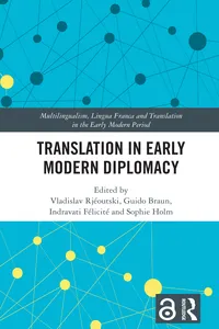 Translation in Early Modern Diplomacy