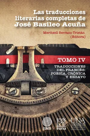 Las traducciones literarias completas de José Basileo Acuña. Tomo IV