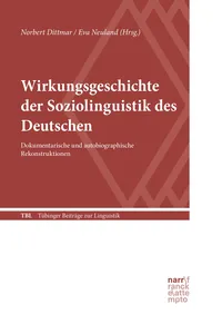 Wirkungsgeschichte der Soziolinguistik des Deutschen