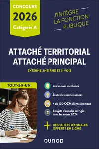 Concours Attaché territorial, Attaché principal - Tout-en-un - 2026_cover