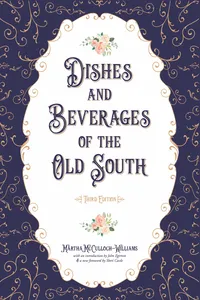 Dishes and Beverages of the Old South_cover