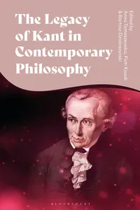 The Legacy of Kant in Contemporary Philosophy_cover
