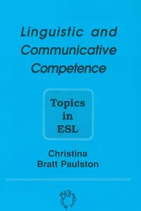 Linguistic and Communicative Competence_cover