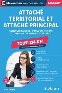 Attaché territorial et Attaché principal - Tout-en-un - Catégorie A -?Concours 2026-2027_cover