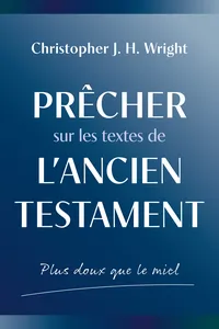 Prêcher sur les textes de l’Ancien Testament_cover