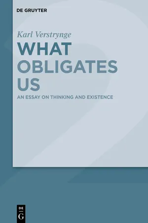 An Essay on Thinking and Existence