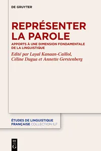 Représenter la parole