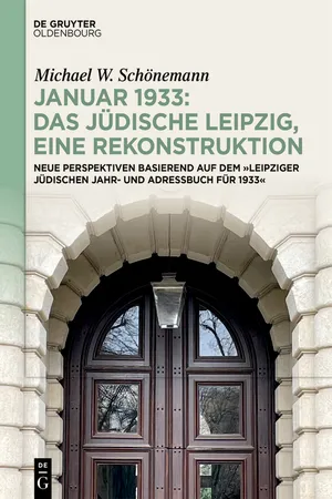 Januar 1933: Das jüdische Leipzig, eine Rekonstruktion