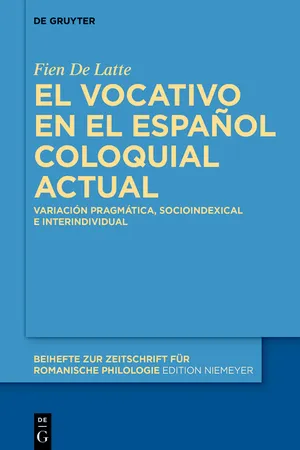 El vocativo en el español coloquial actual