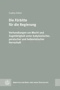 Die Fürbitte für die Regierung_cover