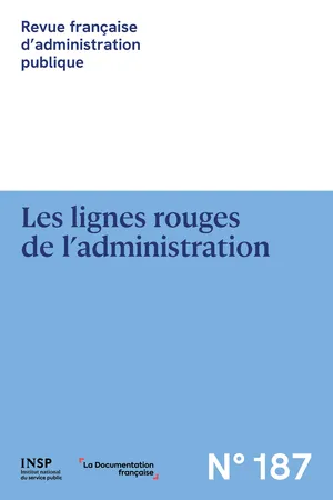Les lignes rouges de l'administration - N° 187