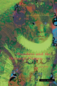 Wonders and the Order of Nature 1150–1750_cover