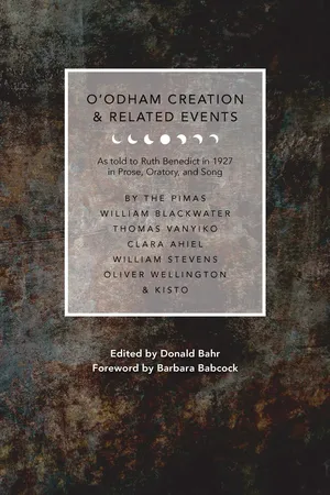 O'odham Creation and Related Events