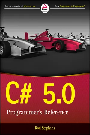 C# 5.0 Programmer's Reference