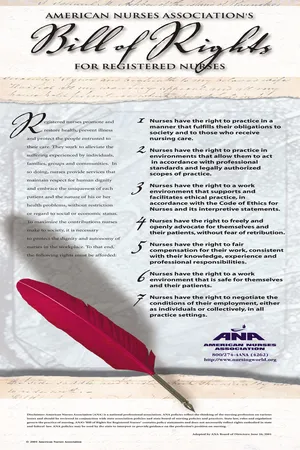 ANA's Bill of Rights for Nurses