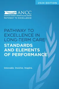 2024 Pathway to Excellence in Long-Term Care Standards and Elements of Performance_cover
