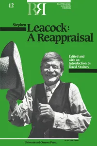 Stephen Leacock: A Reappraisal_cover