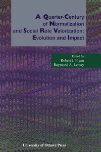 A Quarter-Century of Normalization and Social Role Valorization_cover
