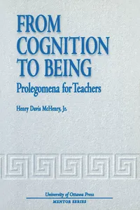 From Cognition to Being_cover