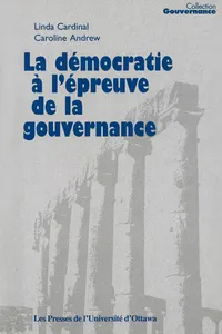 La Démocratie à l’épreuve de la gouvernance_cover