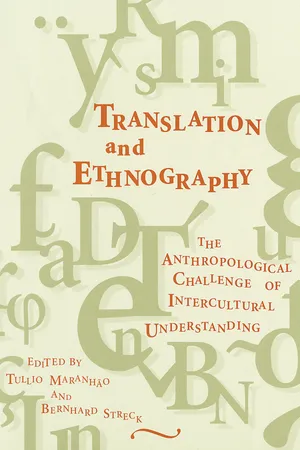 Translation and Ethnography