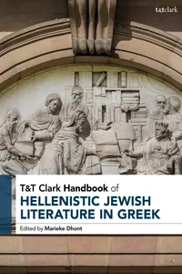 T&T Clark Handbook of Hellenistic Jewish Literature in Greek_cover