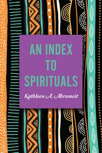 An Index to Spirituals_cover