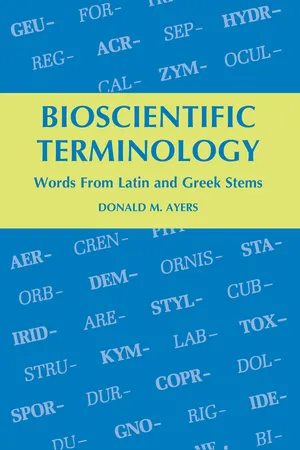 Bioscientific Terminology