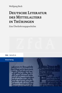 Deutsche Literatur des Mittelalters in Thüringen_cover