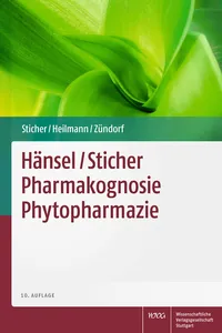 Hänsel/Sticher Pharmakognosie Phytopharmazie_cover