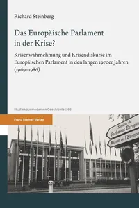 Das Europäische Parlament in der Krise?_cover