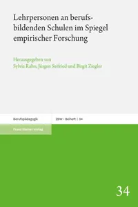 Lehrpersonen an berufsbildenden Schulen im Spiegel empirischer Forschung_cover