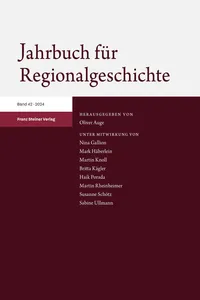 Jahrbuch für Regionalgeschichte 42_cover