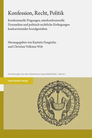 Konfession, Recht, Politik