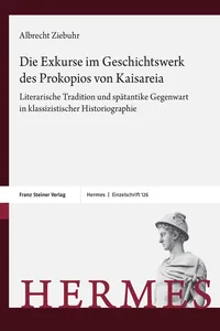 Die Exkurse im Geschichtswerk des Prokopios von Kaisareia_cover